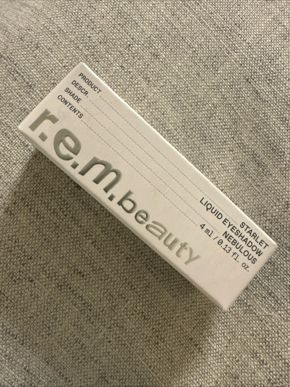 REM Beauty Nebulous starlet lustrous liquid eyeshadow new in box fill size